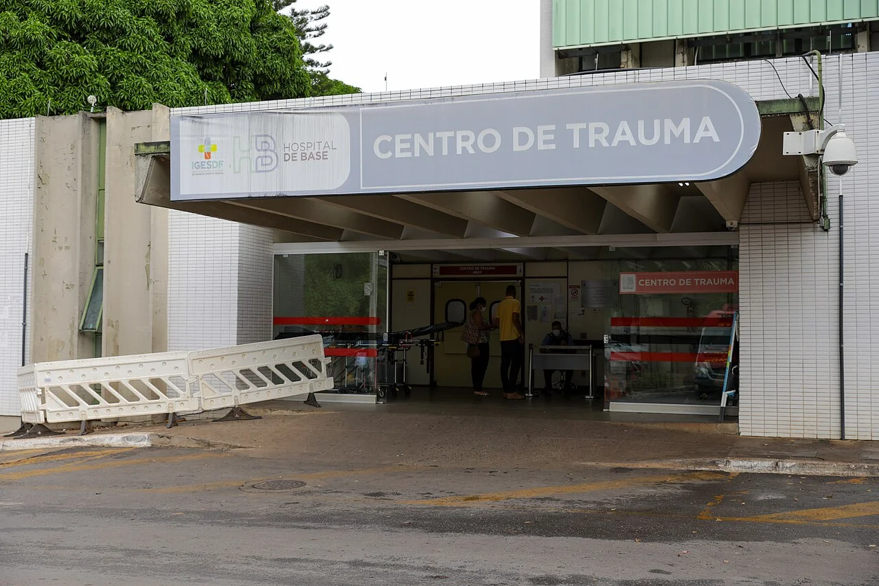 Brasília 63 anos Hospital de Base é o pioneiro da saúde na capital. Foto de arquivo (2023). Registro de contexto, não do acontecimento atual.
