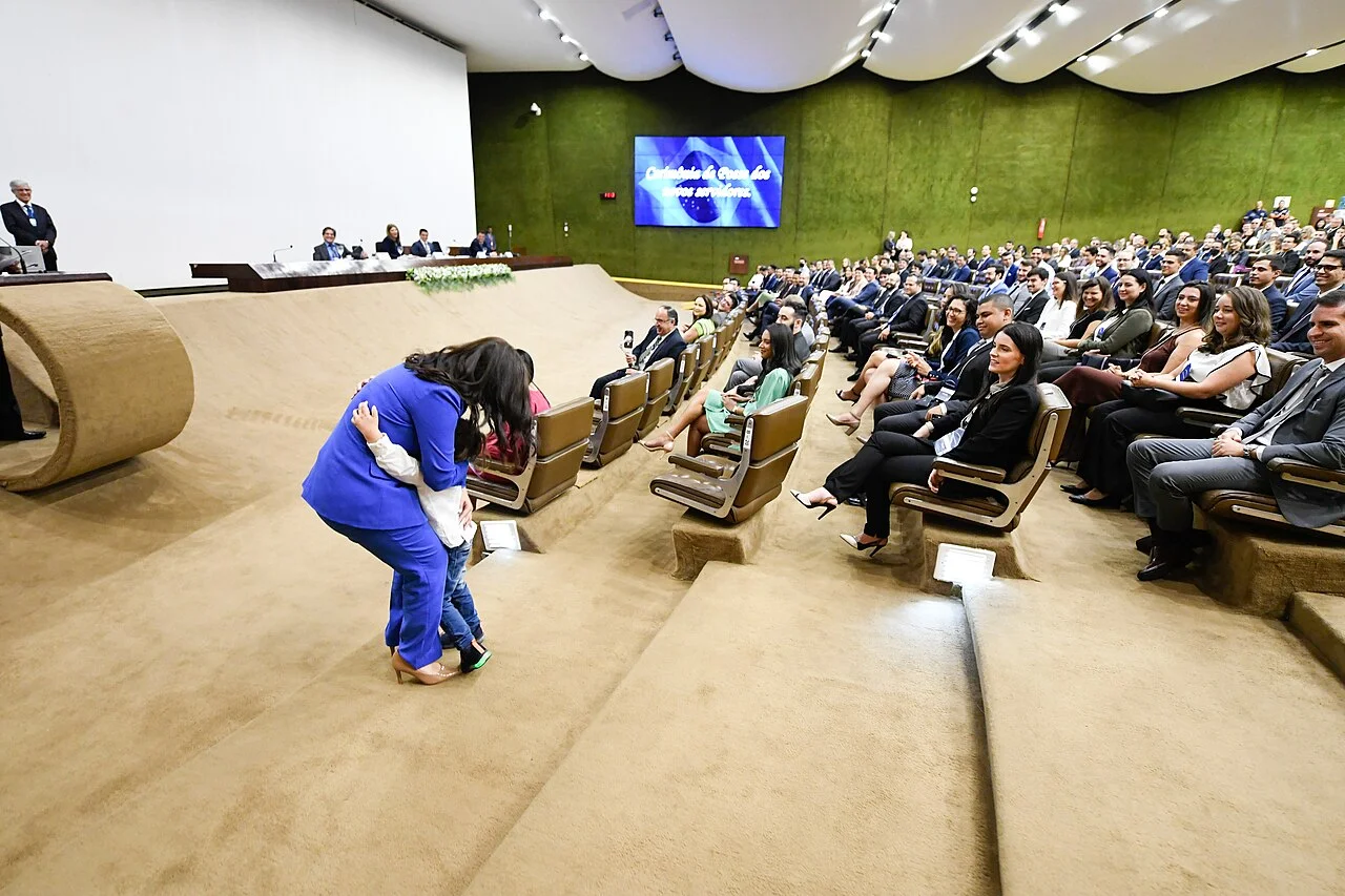 Cerimônia de Posse dos Novos Servidores do Senado Federal. Foto de arquivo (2023). Registro de contexto, não do acontecimento atual.