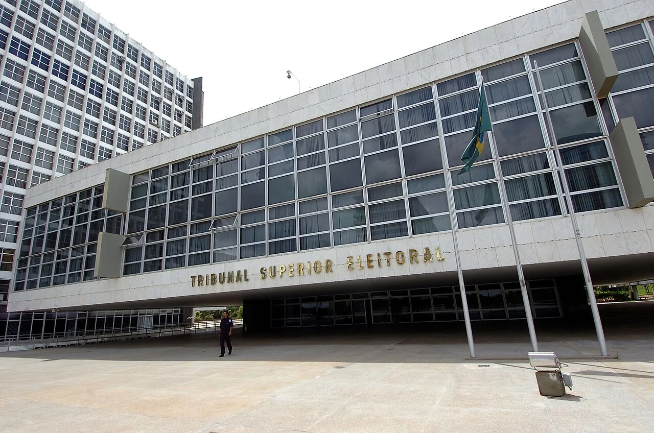 Tribunal Superior Eleitoral, instância máxima da justiça eleitoral brasileira. Foto de arquivo (2007). Registro de contexto, não do acontecimento atual.