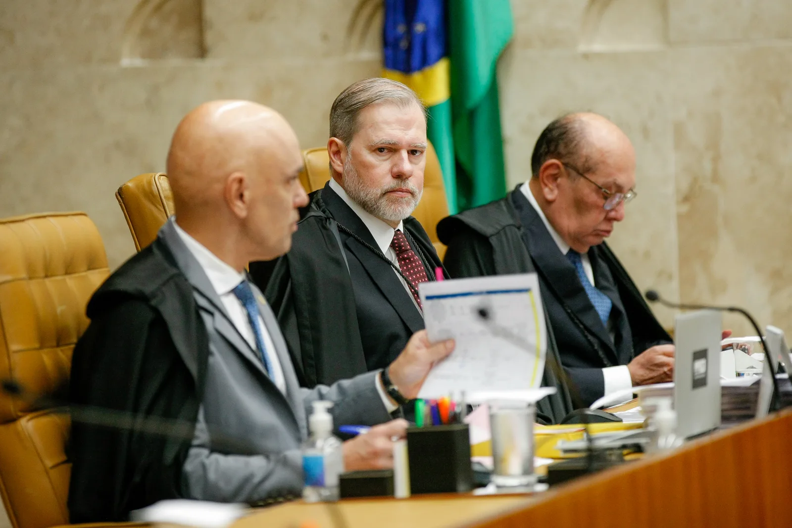 Ministros do Supremo Tribunal Federal durante sessão plenária em 12 de fevereiro de 2026