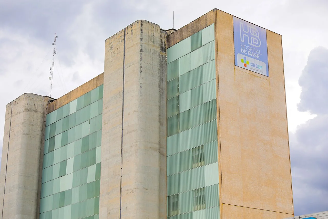Brasília 63 anos Hospital de Base é o pioneiro da saúde na capital. Foto de arquivo (2023). Registro de contexto, não do acontecimento atual.