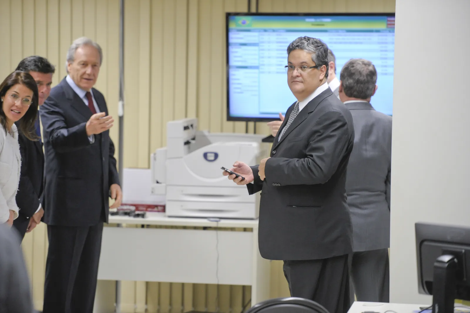 Apuração de votos no Tribunal Superior Eleitoral em 2014. Foto de arquivo, não do pleito atual.