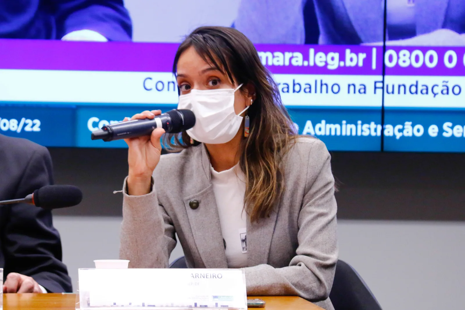 Audiência pública na Comissão de Trabalho, de Administração e Serviço Público (CTASP) da Câmara dos Deputados, em 26 de agosto de 2022.