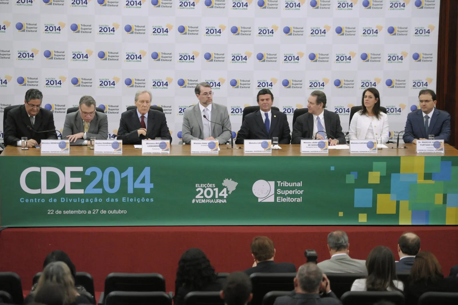 Apuração de votos no Tribunal Superior Eleitoral em 2014. Foto de arquivo, não do pleito atual.