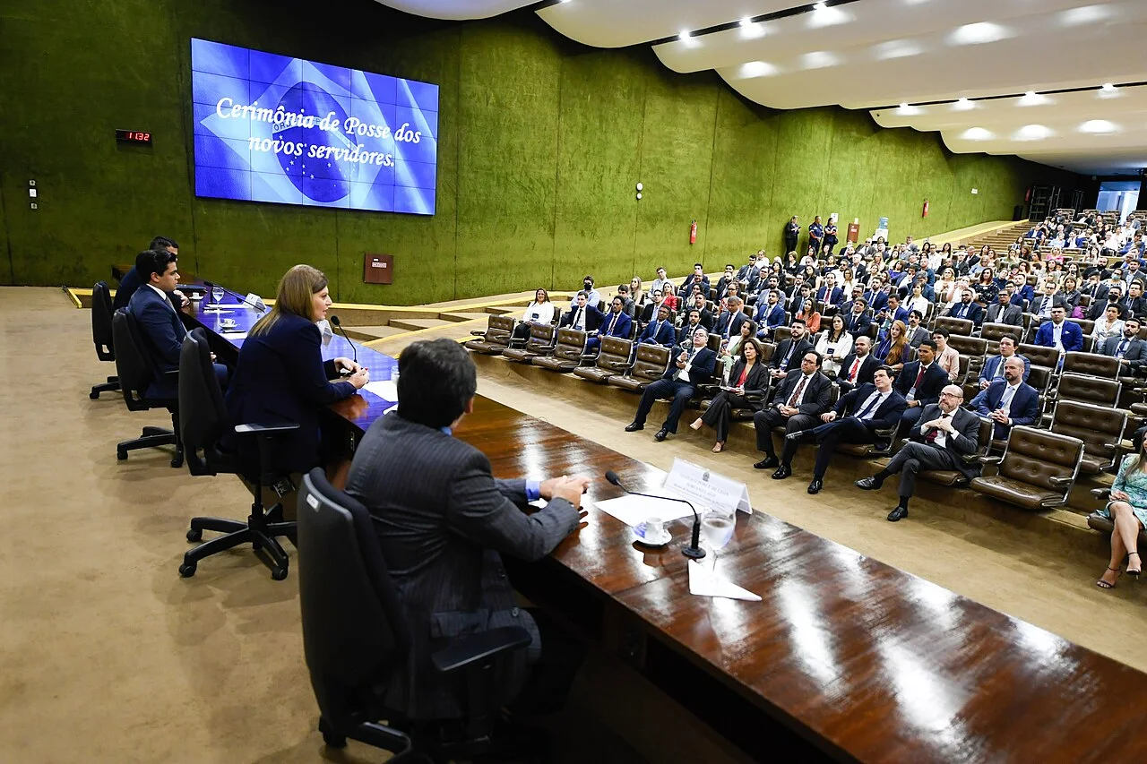 Cerimônia de Posse dos Novos Servidores do Senado Federal. Foto de arquivo (2023). Registro de contexto, não do acontecimento atual.