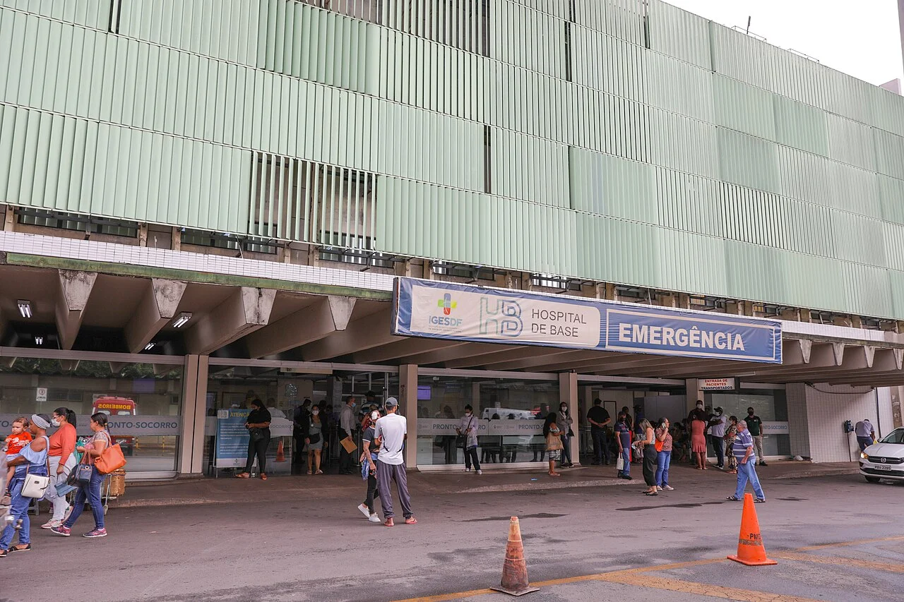 Brasília 63 anos Hospital de Base é o pioneiro da saúde na capital. Foto de arquivo (2023). Registro de contexto, não do acontecimento atual.