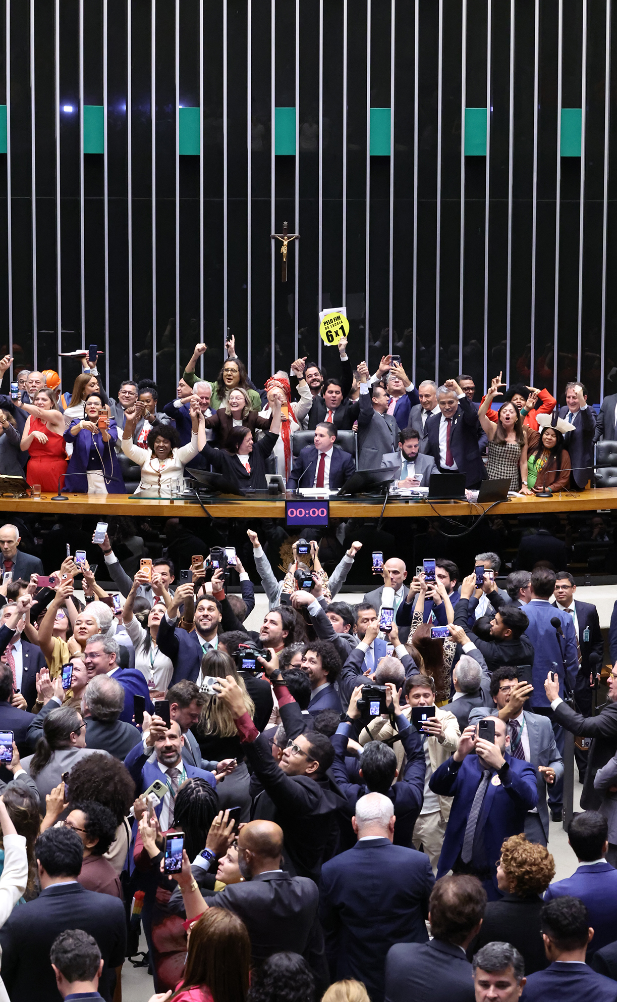 Plenário da Câmara dos Deputados durante sessão deliberativa