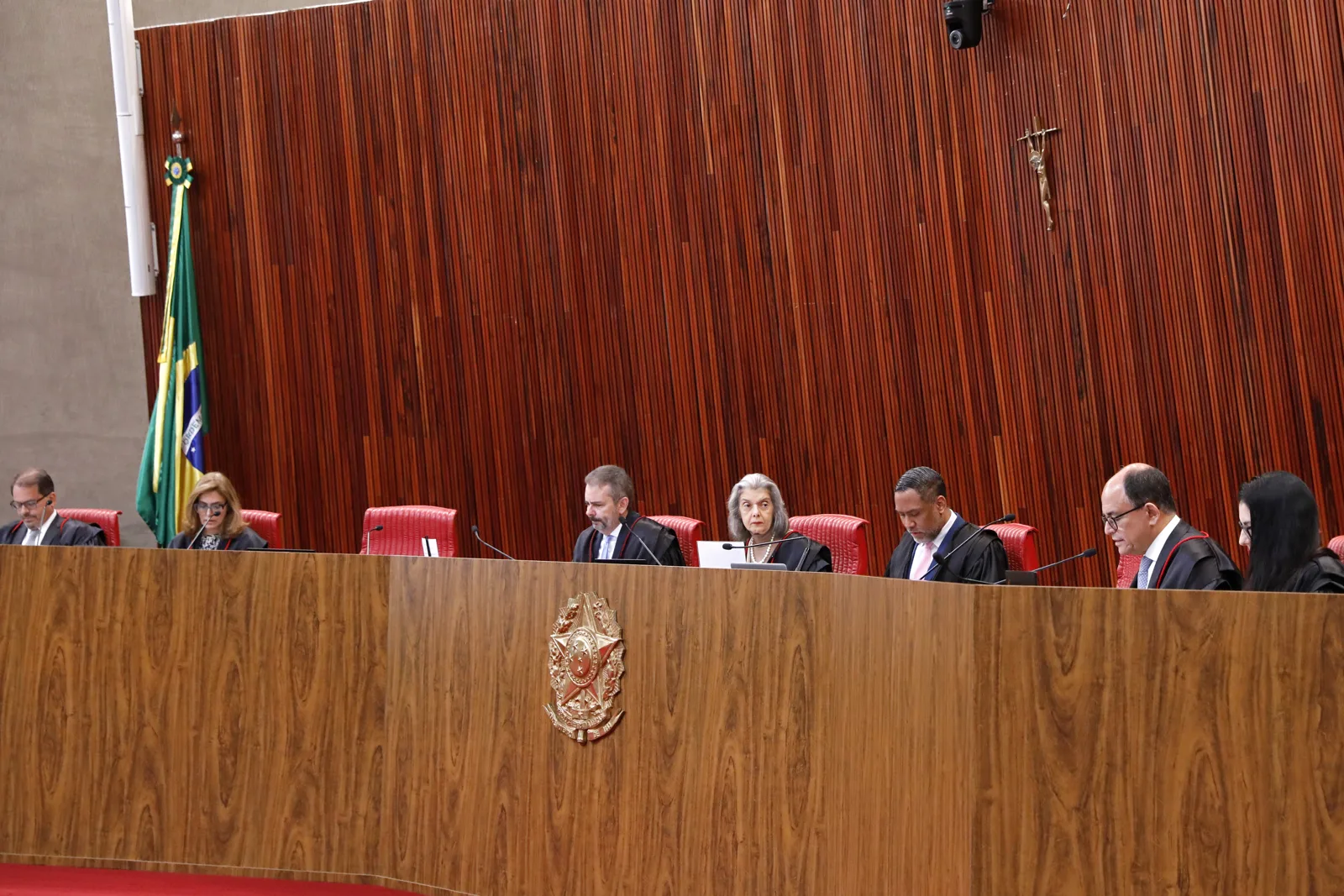 Fachada do edifício-sede do Tribunal Superior Eleitoral (TSE), em Brasília.
