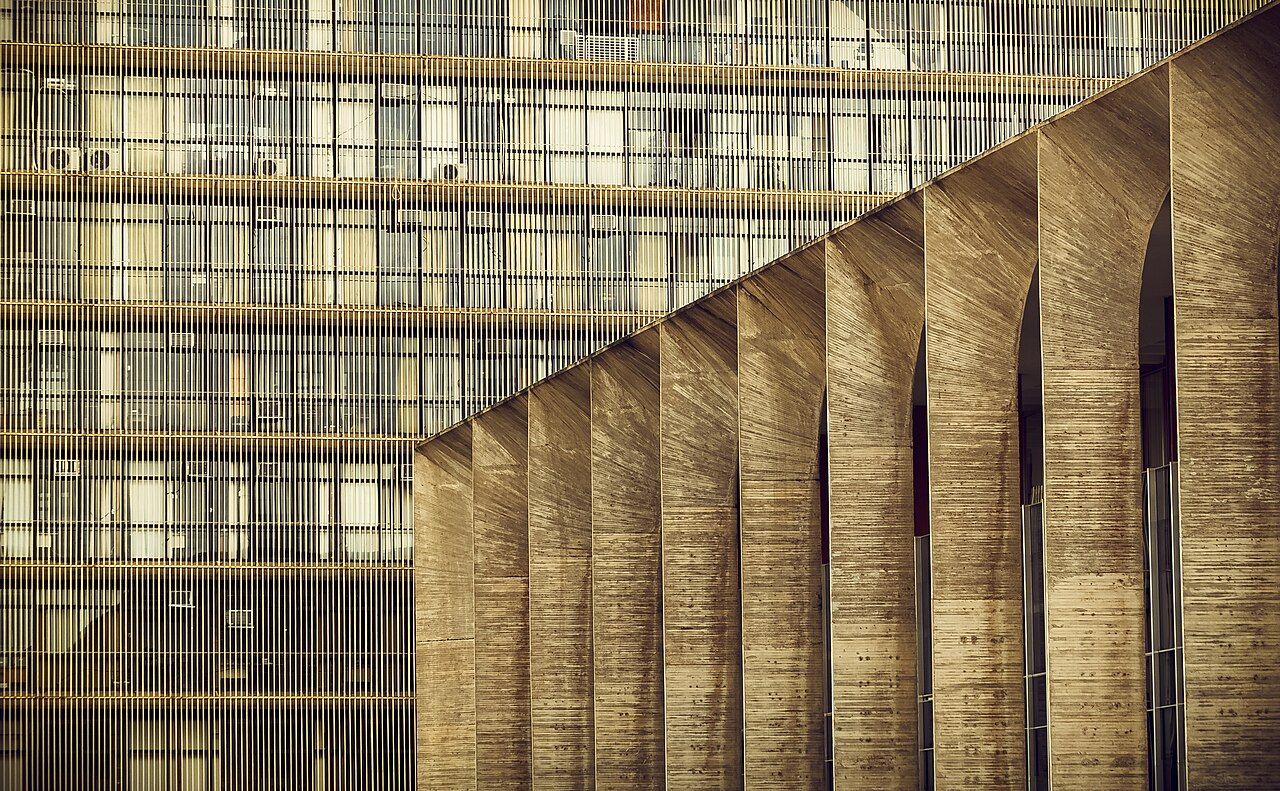 Palácio do Itamaraty, sede do Ministério das Relações Exteriores, responsável pelas seções no exterior