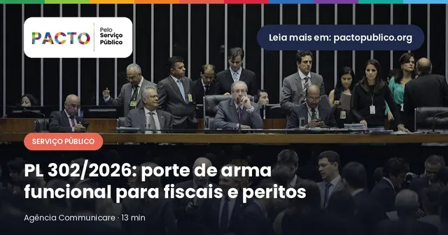 Plenário da Câmara dos Deputados durante sessão, local onde tramita o PL 302/2026