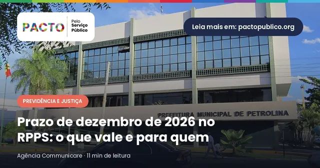 Fachada da Prefeitura Municipal de Petrolina (PE)