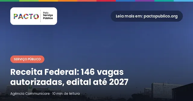 Vista da Esplanada dos Ministérios, em Brasília