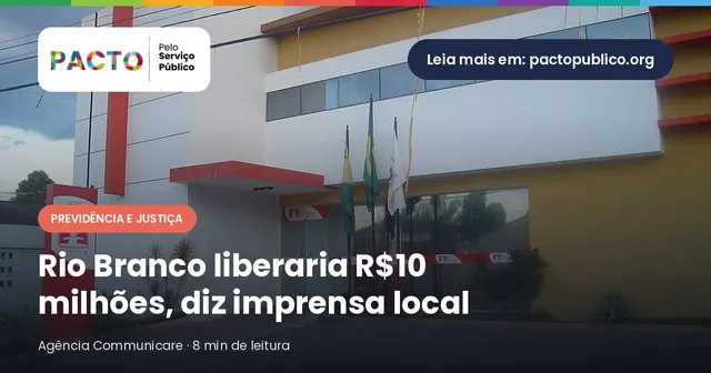 Fachada de uma das sedes da Prefeitura de Rio Branco (AC)
