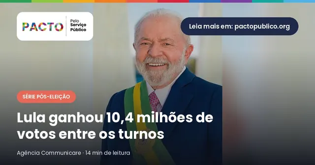 Retrato oficial do presidente Lula diante da bandeira do Brasil